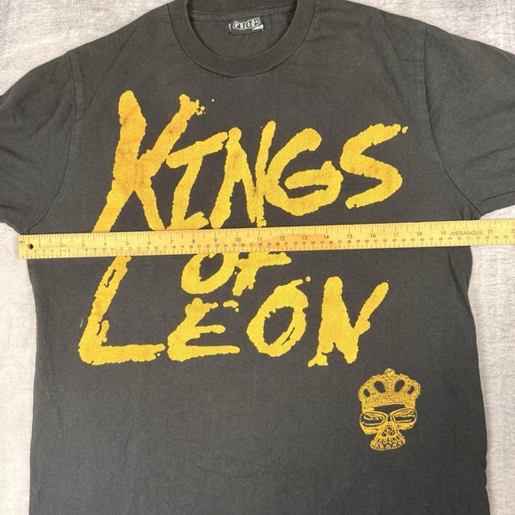 Kings Of Leon Shirt Mens Medium Black Sex On Fire 2009 Tour Concert Volcom Band - Picture 12 of 13